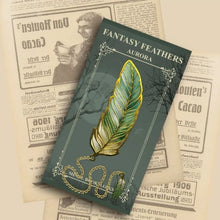 Load image into Gallery viewer, Vintage Feather Metal Bookmark with Chain