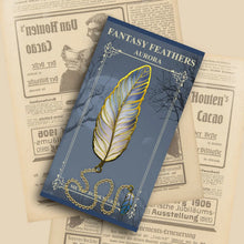 Load image into Gallery viewer, Vintage Feather Metal Bookmark with Chain
